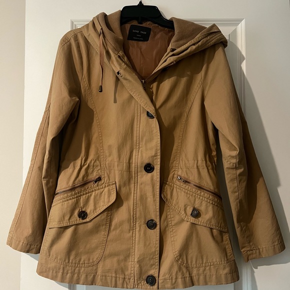Love Tree Jackets & Blazers - Love Tree Women's Brown Military/Utility Jacket Size Small